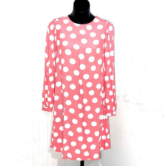 LOFT Dresses & Skirts - Loft Pink Polka Dot Size XS